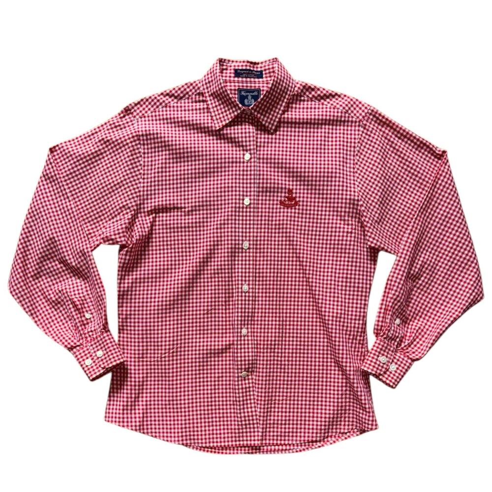 Faconnable Red/White Shirt | Size S